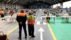 Oposiciones para la Polic�a Local celebradas el pasado fin de semana en Vigo.