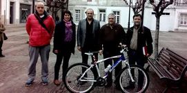 Presentaci�n de la prueba clasificatoria, ayer en Mondo�edo.