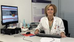Dolores Corbacho, jefa de servicio de neumolog�a de Povisa