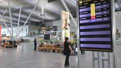El interior del aeropuerto de Lavacolla en uma imagen de archivo