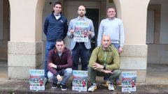 Sangiao, Ares, Martnez (arriba), Outeiral yRomero (abajo), presentaron las citas deportivas.