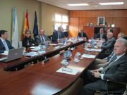 Reuni�n ayer por la ma�ana en la sede de Sogama en Cerceda. 
