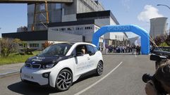 As Pontes, kil�metro cero de la vuelta a Espa�a en coche el�ctrico
