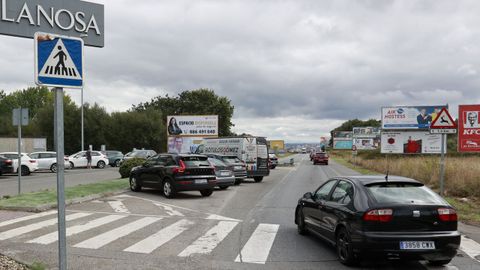 Imagen de la zona que será desdoblada en Infanta Elena