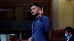 El portavoz de ERC en el Congreso, Gabriel Rufin