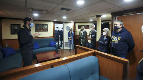 C�mara de oficiales en la fragata �lvaro de Baz�n