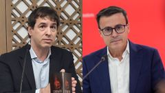 David Snchez, hermano del presidente del Gobierno; y Miguel ngel Gallardo, lder del PSOE extremeo y presidente de la Diputacin de Badajoz.