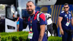 Borja Iglesias, en Atlanta antes del partido inaugural del Mundial 2026 para Espa�a.