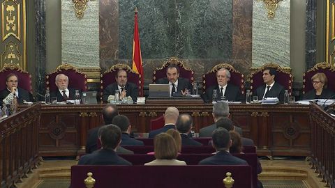 Imagen tomada de la se�al institucional del Tribunal Supremo