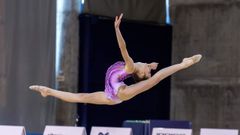 La gimnasta asturiana Claudia Mario es una de las jvenes problemas de esta disciplina deportiva