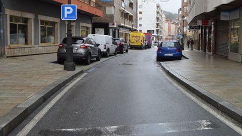 Rúa Madrid, en Sanxenxo