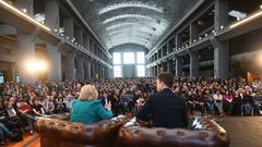 La alcaldesa de Madrid, Manuela Carmena, e ��igo Errej�n celebran el primer acto p�blico juntos de M�s Madrid