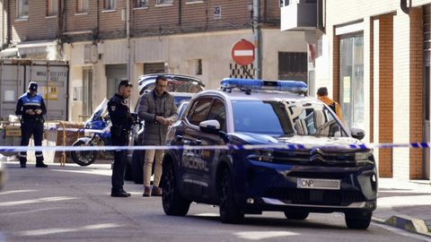 La polic&iacute;a en la zona donde el menor fallecido fue atacado 