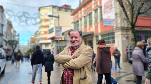 Lois P&eacute;rez Leira esta semana en O Calvario, donde siempre acaba por regresar