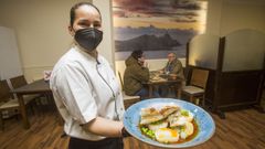 Liz L�pez, del restaurante Oasis de Carballo