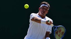 El tenista vigu�s en silla de ruedas Mart�n de la Puente, en Wimbledon 2026.