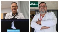 Roberto Garca Figueiras, jefe del servicio de Radiodiagnstico, y Plcido Mayn, coordinador de Urgencias, coordinan el proyectoque encabeza el CHUS