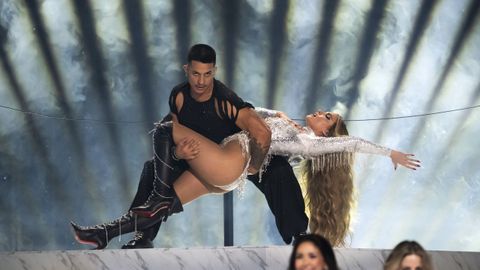 La representante espaola en Eurovisin, Melody, acta por primera vez en el certamen en las primeras semifinales