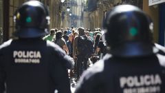 Desalojan a 16 okupas del edificio de la Lonja en Barcelona