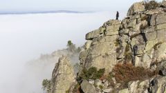 Las fotos de la niebla en el ca��n del Sil