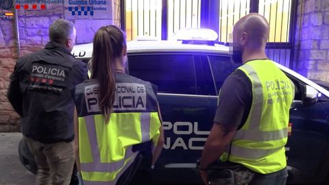 Imagen de archivo de los Mossos d'Esquadra, la Polica Nacional y la Guardia Urbana de Barcelona.