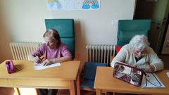 Imagen de un taller de un centro de la Fundaci�n San Rosendo