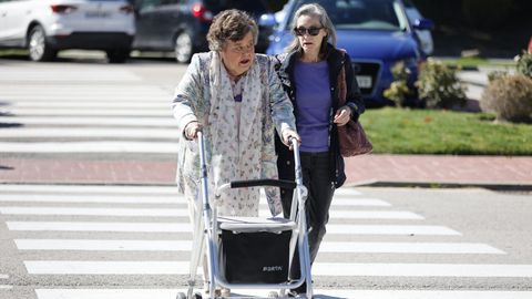 Cristina Almeida en el Tanatorio Parcesa La Paz de Tres Cantos.