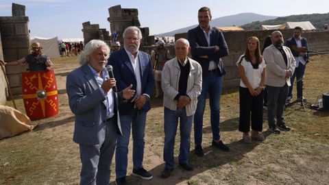 Recreacin de la vida en el yacimiento Aquis Querquennis de Bande