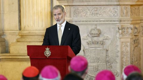 Felipe VI condena los abusos en la Iglesia por primera vez ante el papa