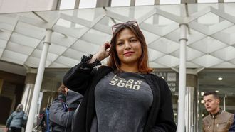Elisa Moulia� en los juzgados, en una imagen de archivo