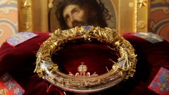 La corona de espinas que habr�a portado Jes�s de Nazaret en el momento de la crucifixi�n