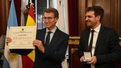 Alberto N��ez Feijoo, presidente del PP, en Buenos Aires.