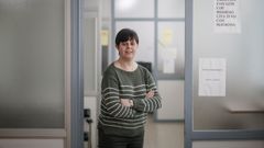 Estefan�a acaba de cumplir un a�o al frente de la secretar�a del COF de O Ribeiro