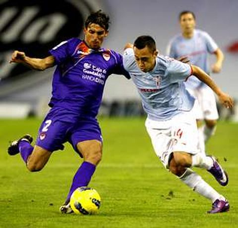 Orellana le marc� al Valladolid el gol que le dio al Celta el �nico punto ante un rival de arriba.