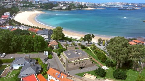 Dise�o propuesto para el edificio que se est� construyendo en la Avenida das Am�ricas, de Santa Cristina.