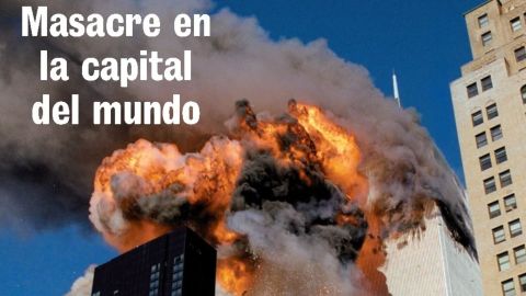 �MASACRE�. Primera p�gina de La Voz del 12 de septiembre del 2001