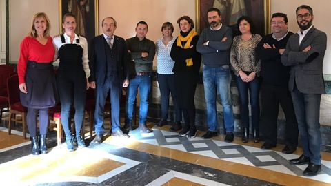 Recepci�n a Judith Obaya en el Ayuntamiento de Oviedo