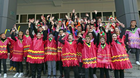 Fiestas de carnavales en los colegios de Barbanza