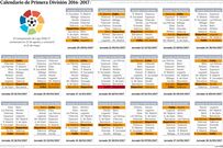 Calendario de Primera divisi�n 2016-2017