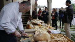 Imagen de archivo de una degustaci�n de quesos con denominaci�n de origen