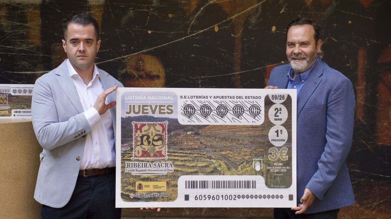 Ribeira Sacra pone su imagen al sorteo de la Lotería Nacional de este jueves