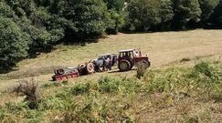 Un momento del rescate en Las Regueras