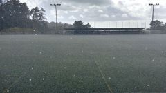 Tremenda granizada en Ribeira