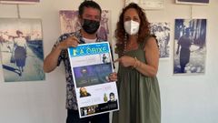 Suso Santamar�a y Mar�a Outeiral, edila de Cultura, presentaron el programa