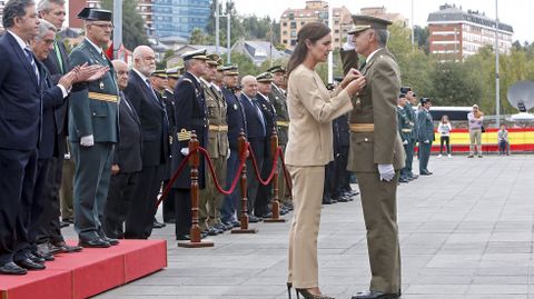 Fiesta de la Guardia Civil. Imposici�n de medallas