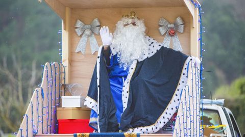 Los Reyes, a su paso por Laxe