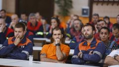 Asamblea de trabajadores de Alcoa San Cibrao