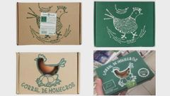 Imagenes de los envases usados por Pazo de Vilane y Corral de Monegros con los que la primera argumenta su postura