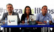 Valent�n Garc�a, Mar�a Canosa e Miguel Toval.