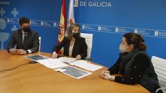 La conselleira de Infraestruturas se reuni� este lunes con la alcaldesa de Folgoso do Courel para hablar sobre la reconstrucci�n de la carretera 